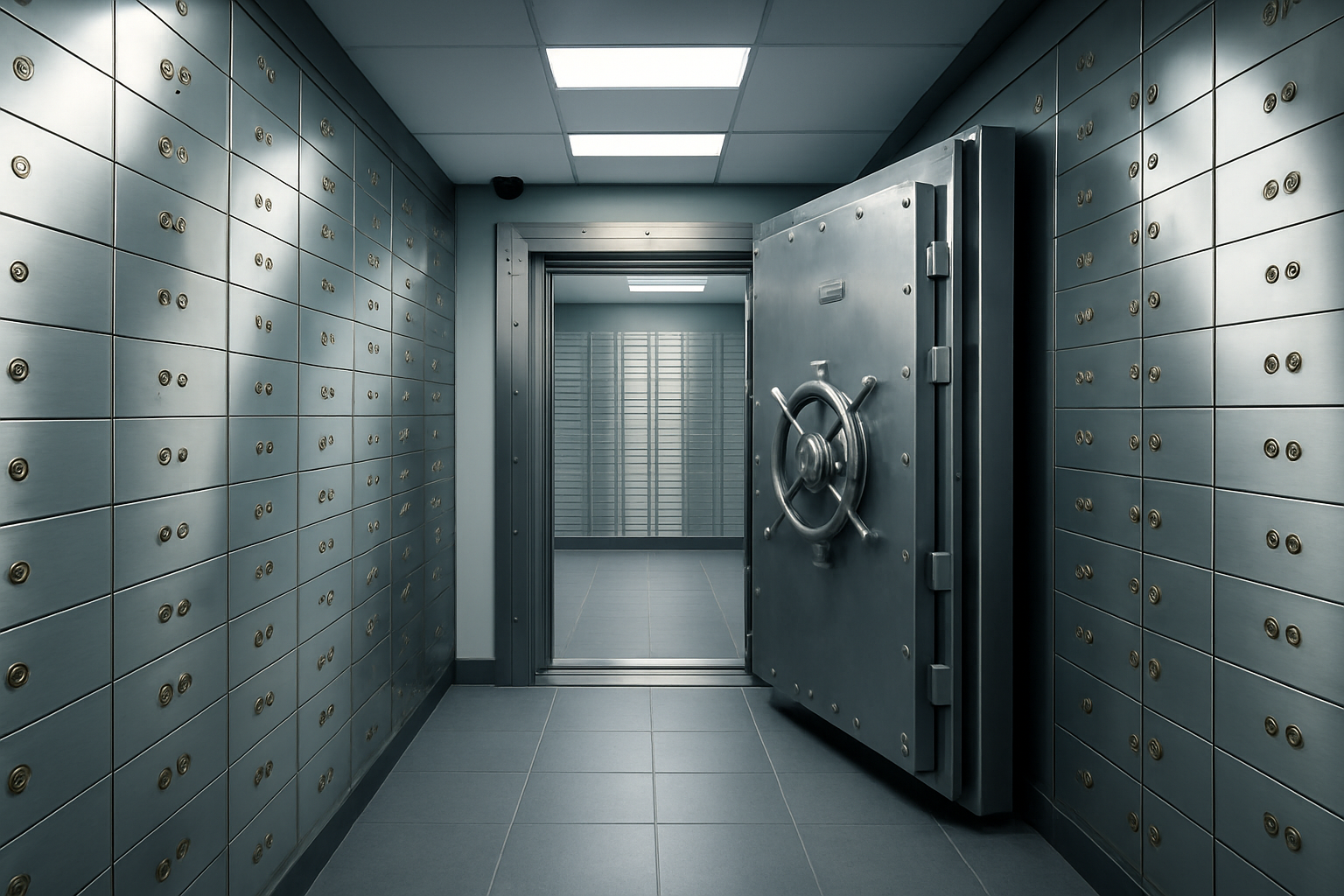 Secure Vault Storage Facility